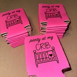 Baby shower koozies